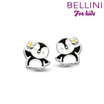 Bellini 575.052 - zilveren kinderoorbellen pinguin