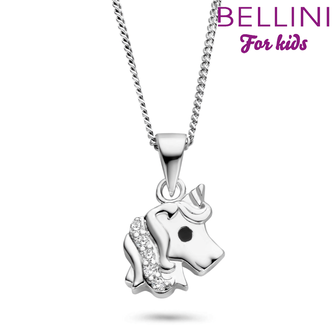 Bellini 574.056 - kinderketting eenhoorn met zirkonia&#039;s