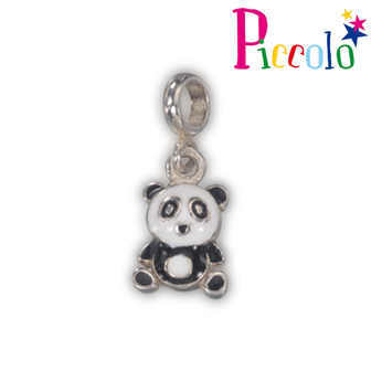 Piccolo APJJ-062 zilveren bedel hanger panda