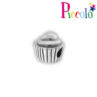 Piccolo APW-857 zilveren bedel cupcake