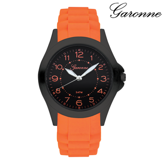 Garonne kinderhorloge oranje zwart KQ26Q466 KidsJewels