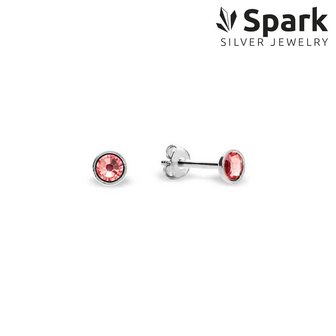 Spark - Pinpoint studs - Rose Peach