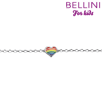 Bellini 573.070 - bedelarmband regenboog hartje