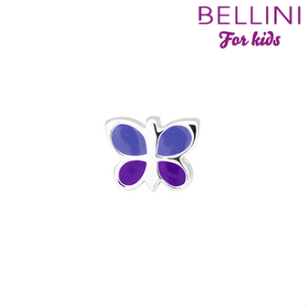 Bellini 567.414 - zilveren bedel vlinder emaille