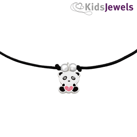 kinderarmband zilveren panda