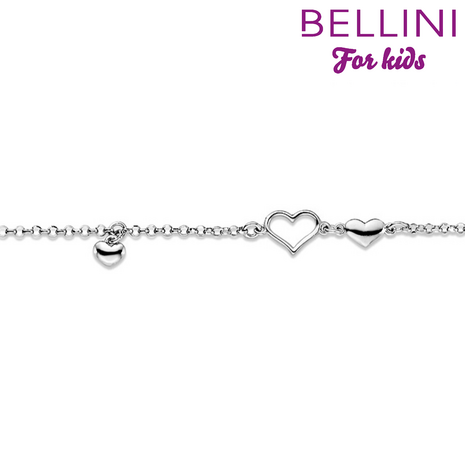 Bellini 573.063 - bedelarmband hartjes